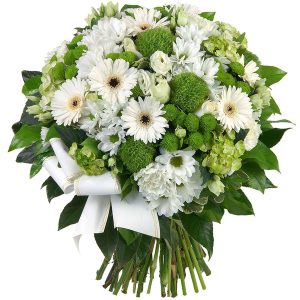 Bouquet rond (blanc)