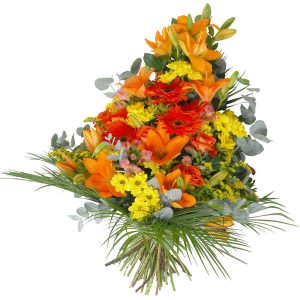 Gerbe piquée colorée